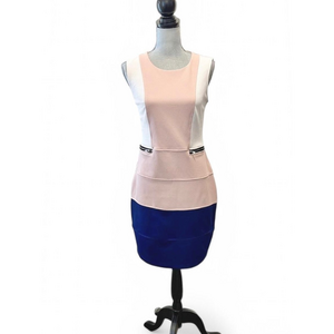 Corpcore Boss lady Business casual academia office siren colorblock dress polish